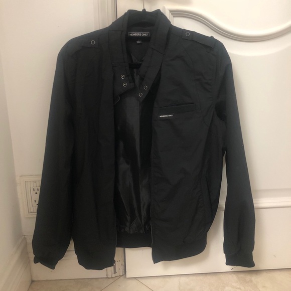 Members Only Jackets & Blazers - Black members only jacket small